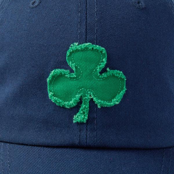 Life Is Good Adult Unisex Applique Shamrock Tattered Chill Cap