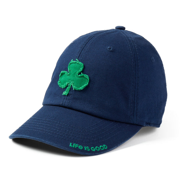 Life Is Good Adult Unisex Applique Shamrock Tattered Chill Cap