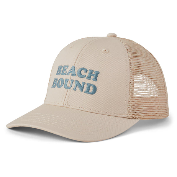life is good Adult Unisex Beach Bound Typography Trucker