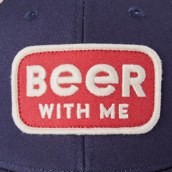Life Is Good Adult Unisex Beer With Me Patch Trucker