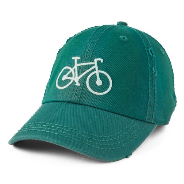 life is good Adult Unisex Bike More Worry Less Sunwashed Chill Cap