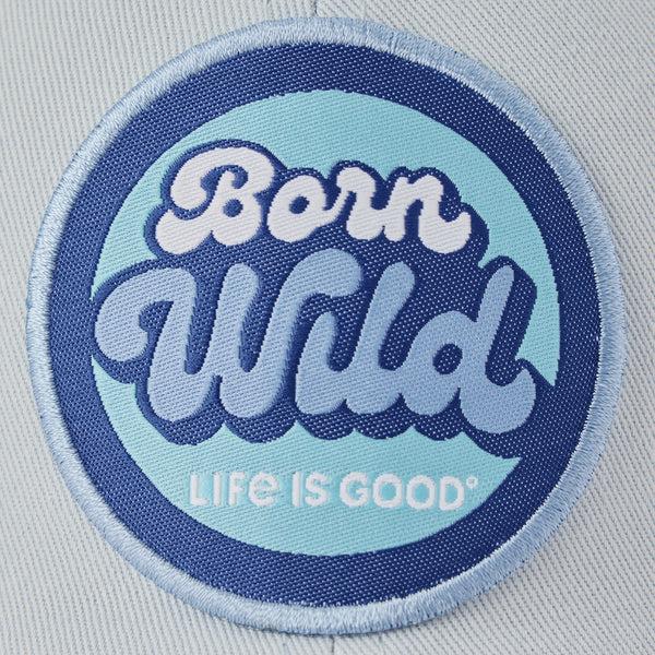 Life Is Good Adult Unisex Born Wild Patch Chill Cap