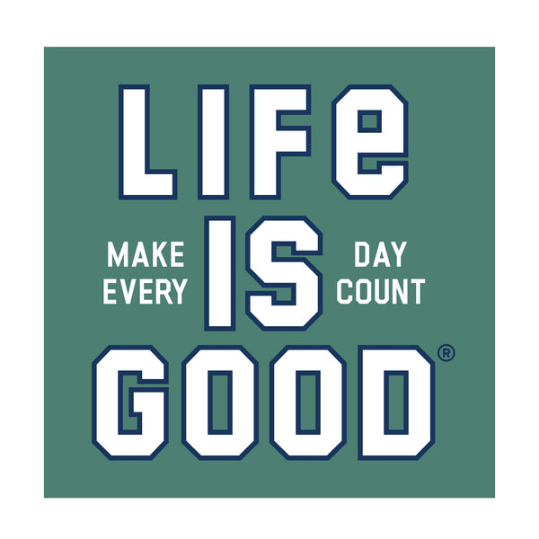 life is good Adult Unisex Branded Stacked MEDC Magnet