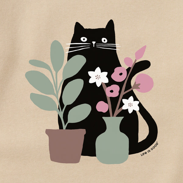 Life Is Good Adult Unisex Can You See The Cat? Every Wear Crew Sweatshirt