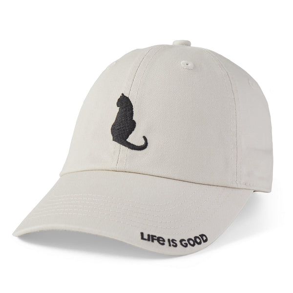 life is good Adult Unisex Cat Flower Power Chill Cap