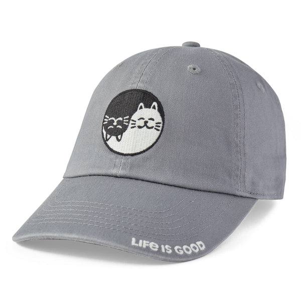 life is good Adult Unisex Cat Yin and Yang Chill Cap