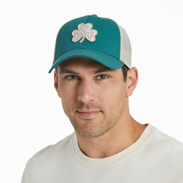 Life Is Good Adult Unisex Clean Celtic Clover Trucker