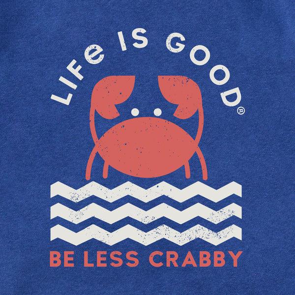 Life Is Good Adult Unisex Crafty Be Less Crabby Geometric Every Wear Hoodie Sweatshirt