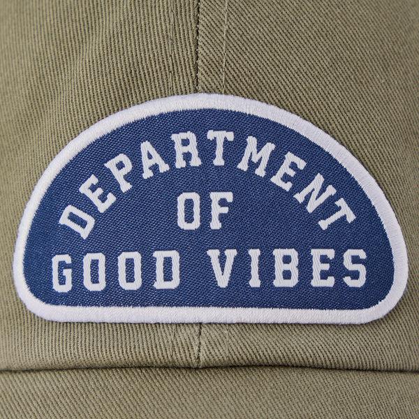 Life Is Good Adult Unisex Dept. Of Good Vibes Patch Chill Cap