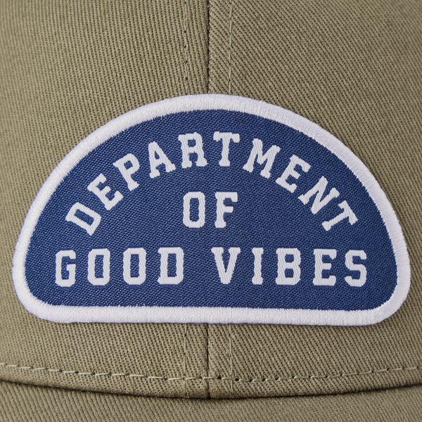 Life Is Good Adult Unisex Dept. Of Good Vibes Patch Trucker