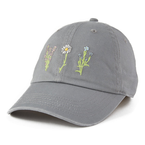 life is good Adult Unisex Detailed Wildflowers Chill Cap