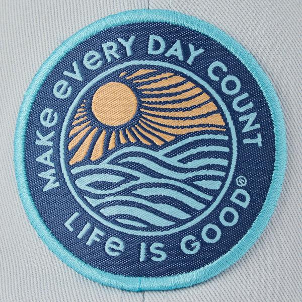 Life Is Good Adult Unisex Every Day Count Patch Chill Cap