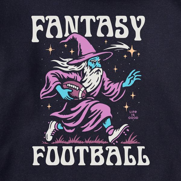 Life Is Good Adult Unisex Fantasy Football Wizard Every Wear Crew Sweatshirt