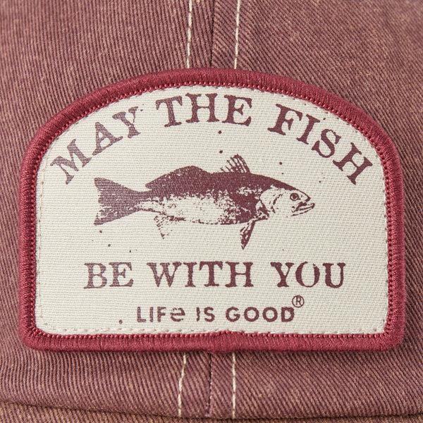 Life Is Good Adult Unisex Fish Be With You Old Favorite Mesh Back Cap