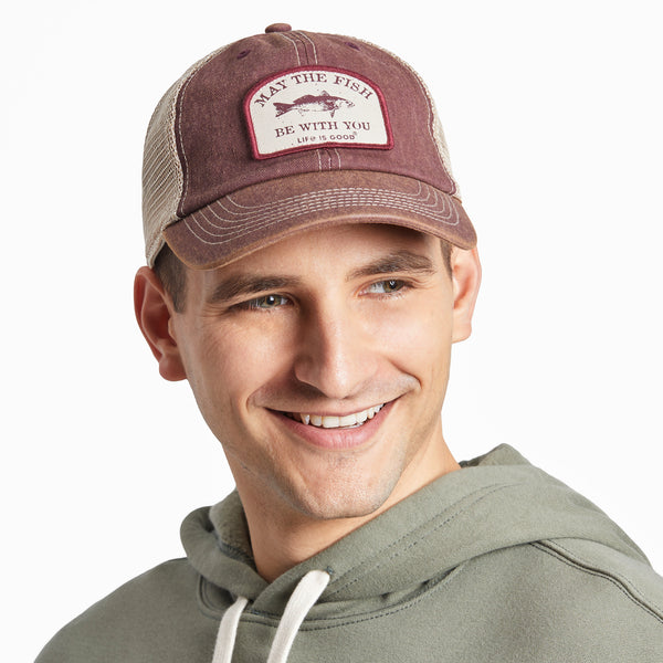 life is good Adult Unisex Fish be With You Old Favorite Mesh Back Cap