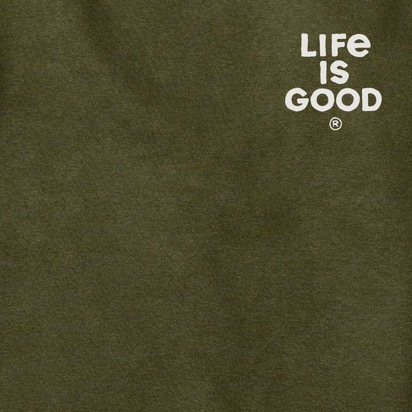Life Is Good Adult Unisex Fish Landscape Every Wear Hoodie Sweatshirt