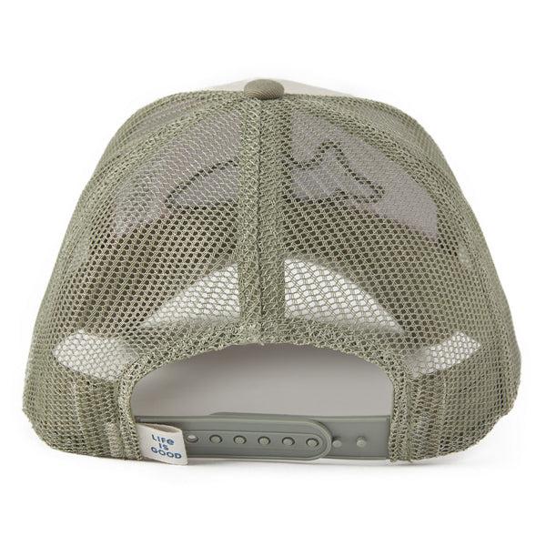 Life Is Good Adult Unisex Fish Mountain Scene Trucker