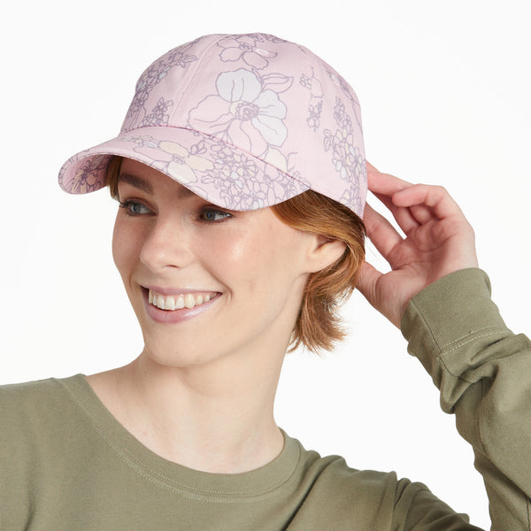 Life Is Good Adult Unisex Floral Garden Pattern Chill Cap