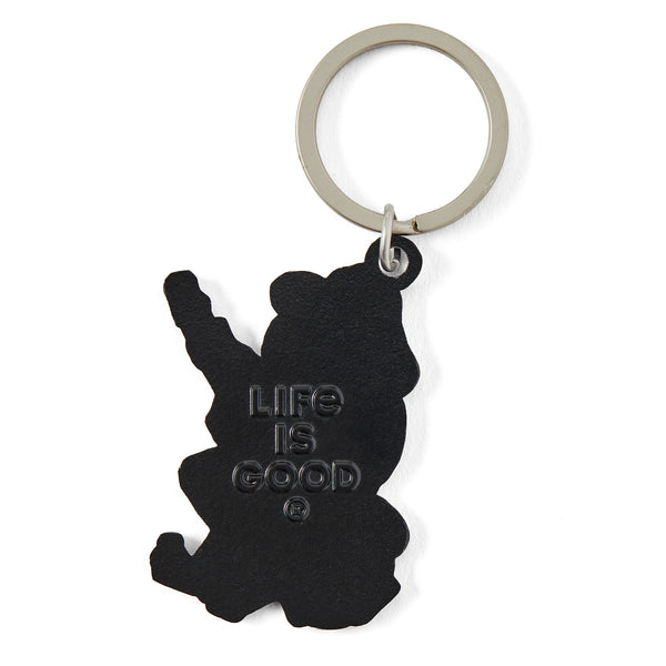 Life Is Good Adult Unisex Frog Guitar Kind Keychain