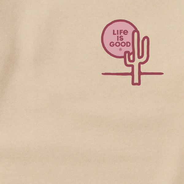 Life Is Good Adult Unisex Giddy Up Flora Boots Every Wear Crew Sweatshirt