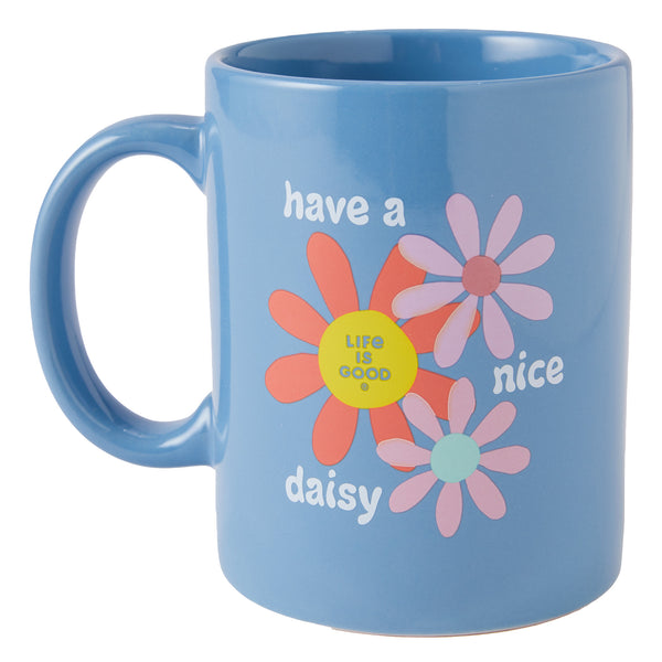 life is good Adult Unisex Groovy Have A Nice Daisy Jake's Mug