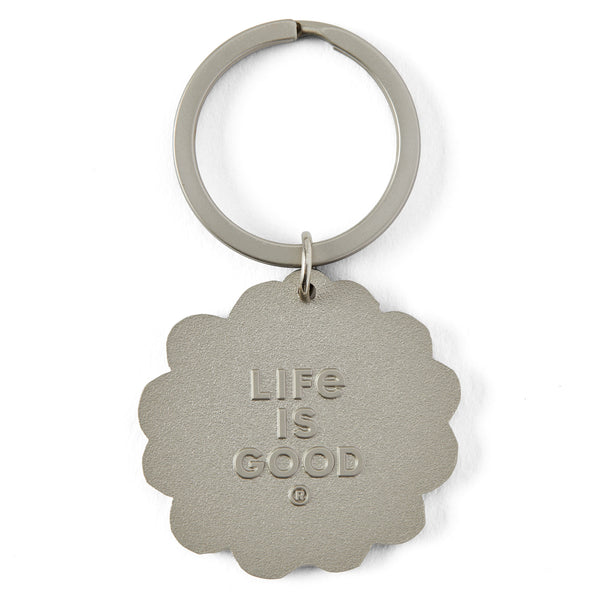 Life Is Good Adult Unisex Happy Smile Daisy Kind Keychain