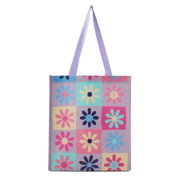 Life Is Good Adult Unisex Have A Nice Daisy Squares The Good Tote