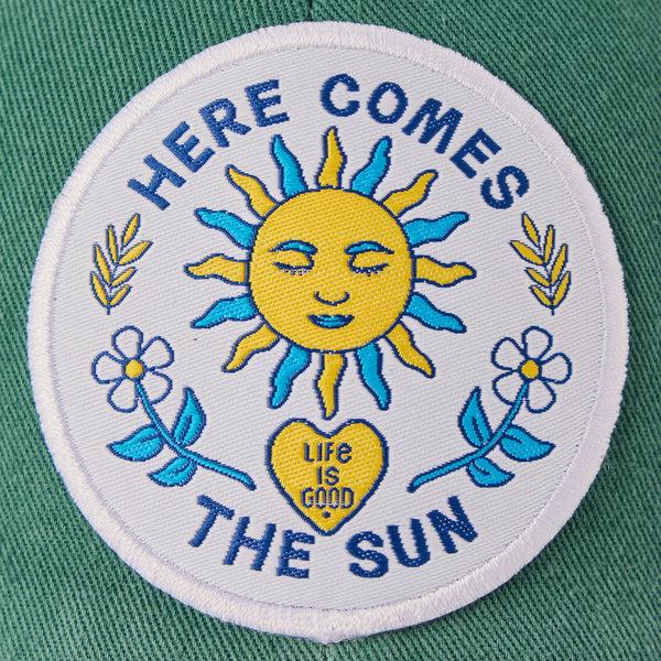 Life Is Good Adult Unisex Here Comes The Sun Patch Chill Cap