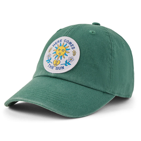 life is good Adult Unisex Here Comes the Sun Patch Chill Cap