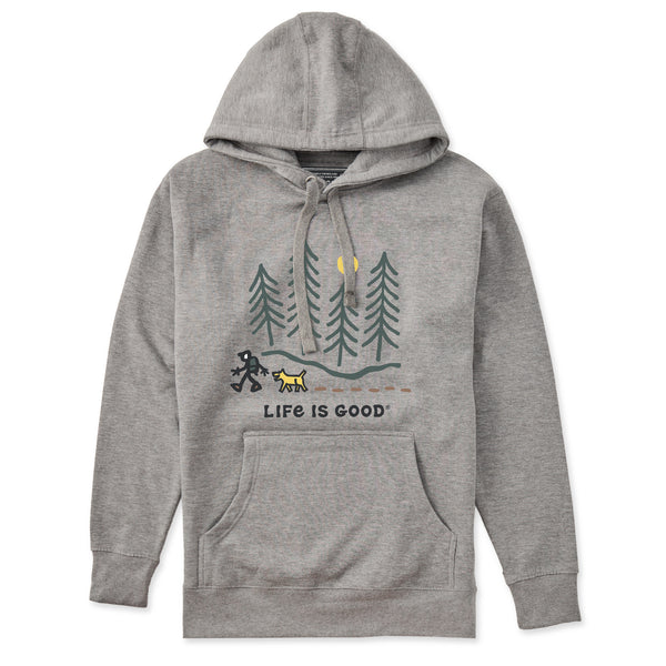 life is good Adult Unisex Hiking through the Woods Every Wear Hoodie Sweatshirt