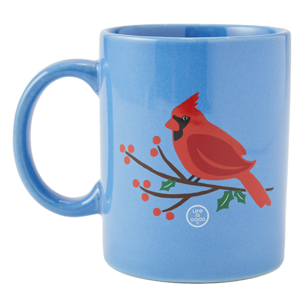 life is good Adult Unisex Holiday Cardinal Jake's Mug