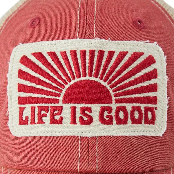 Life Is Good Adult Unisex Horizontal Sunburst Trucker