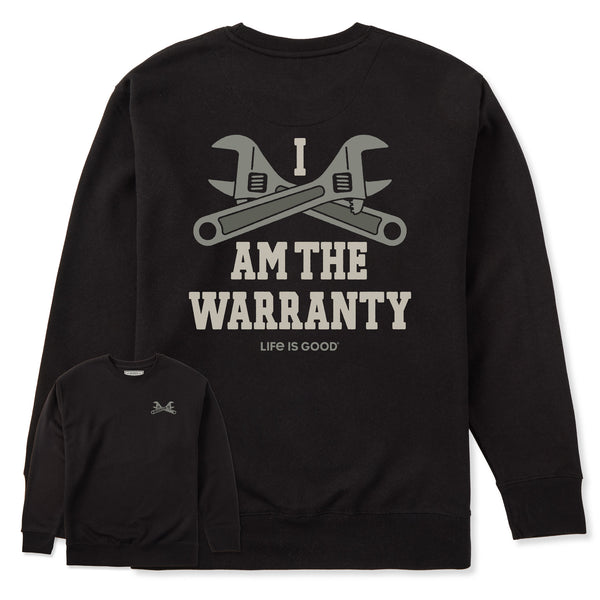 life is good Adult Unisex I am the Warranty Every Wear Crew Sweatshirt