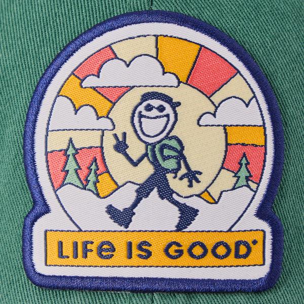 Life Is Good Adult Unisex Jake Hike Patch Chill Cap
