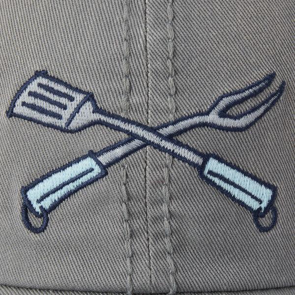 Life Is Good Adult Unisex King Of The Grill Sunwashed Chill Cap