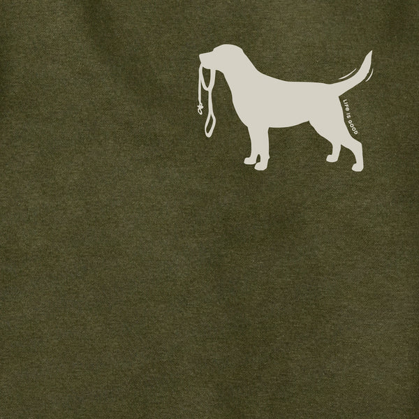 Life Is Good Adult Unisex Labrador Leash Every Wear Hoodie Sweatshirt