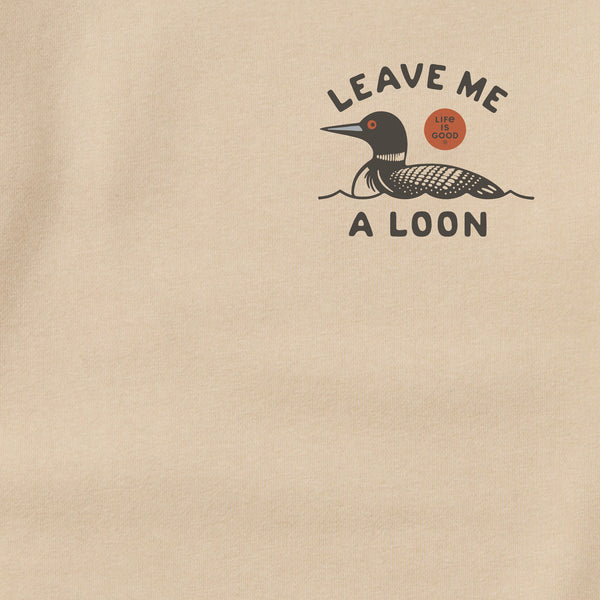 Life Is Good Adult Unisex Leave Me A Loon Every Wear Crew Sweatshirt