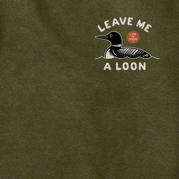 Life Is Good Adult Unisex Leave Me A Loon Every Wear Hoodie Sweatshirt