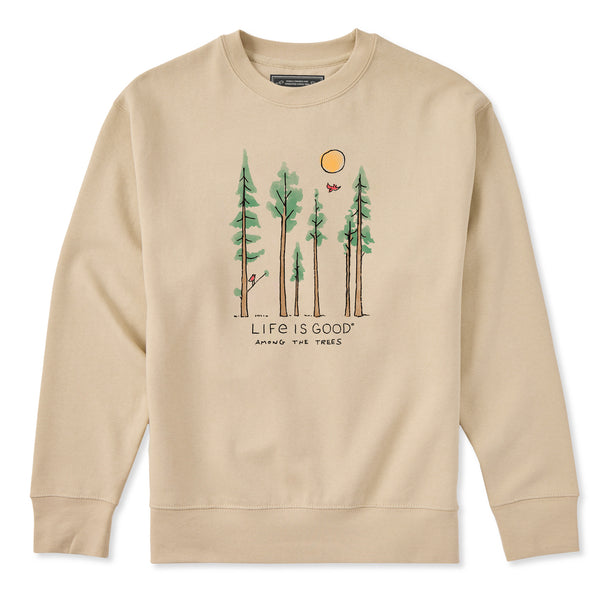 Life Is Good Adult Unisex Life Is Good Among The Trees Every Wear Crew Sweatshirt