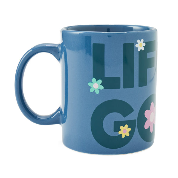 life is good Adult Unisex Life is Good Daisies Jake's Mug