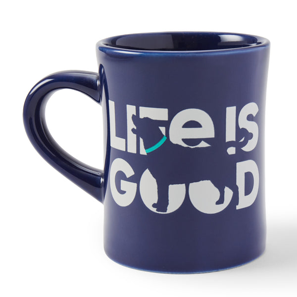 life is good Adult Unisex Life is Good Lab Diner Mug