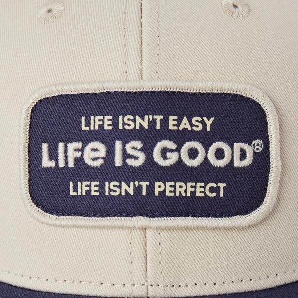 Life Is Good Adult Unisex Life Isn't Perfect Patch Trucker