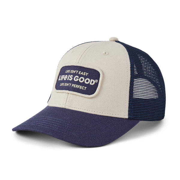 life is good Adult Unisex Life Isn't Perfect Patch Trucker