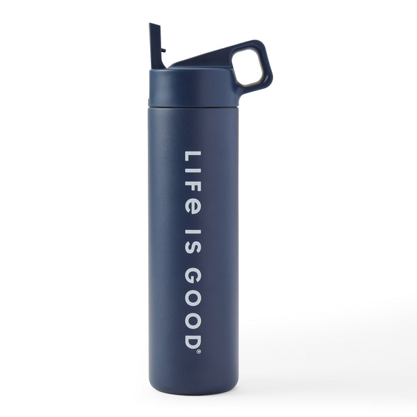 life is good Adult Unisex LIG Tonal Horizontal 20 oz. Straw Bottle