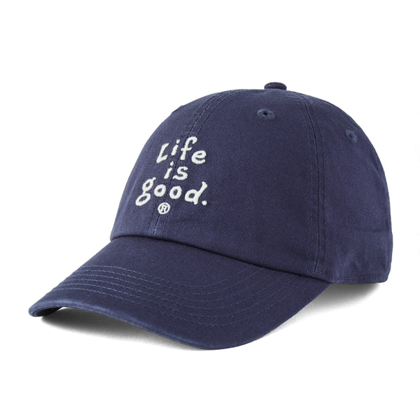life is good Adult Unisex LIG Vintage Wordmark Stacked Chill Cap