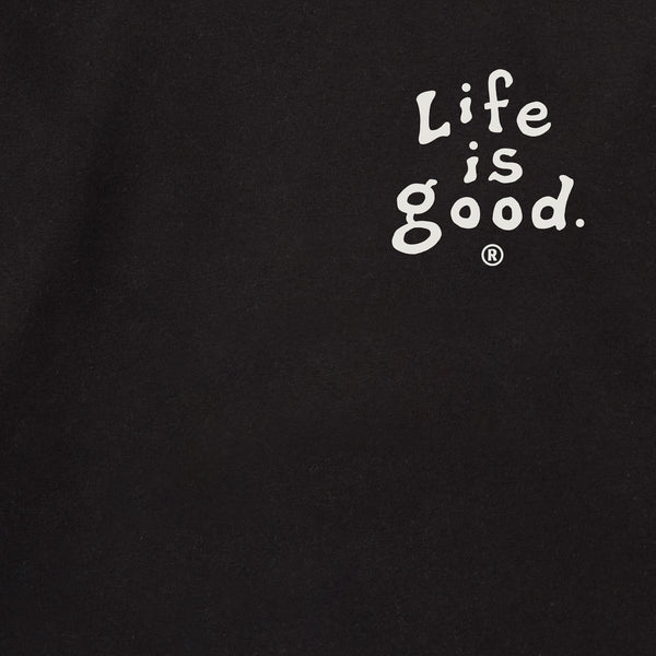 Life Is Good Adult Unisex LIG Vintage Wordmark Stacked Every Wear Crew Sweatshirt