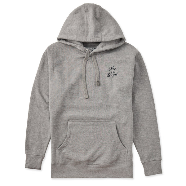 Life Is Good Adult Unisex LIG Vintage Wordmark Stacked Every Wear Hoodie Sweatshirt