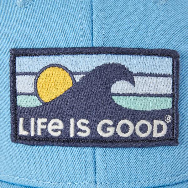Life Is Good Adult Unisex LIG Wave Hard Mesh Back Cap