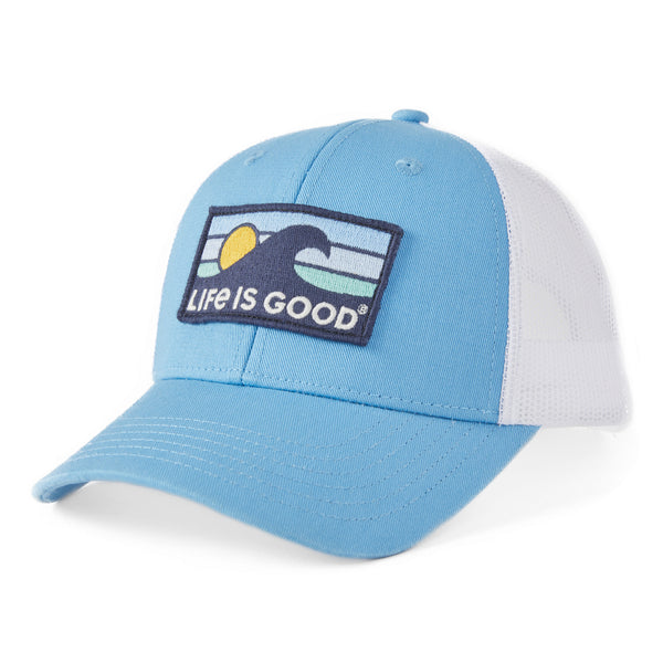 Life Is Good Adult Unisex LIG Wave Hard Mesh Back Cap