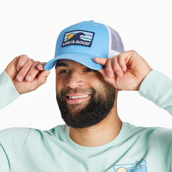 life is good Adult Unisex LIG Wave Hard Mesh Back Cap